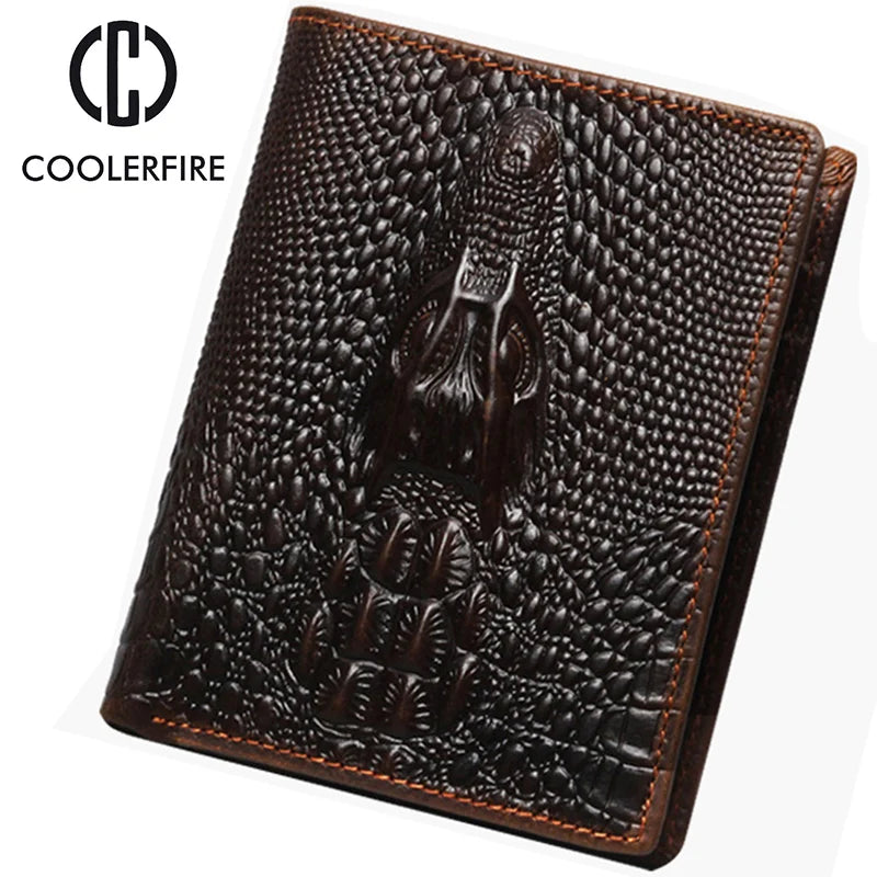 New Design Hot Short Two Fold Wallet For Men Long Luxury Genuine Leather Men's Wallets Cowskin Fashion Money Bag For Male PJ012