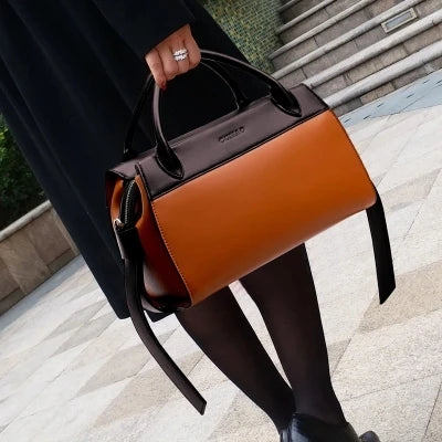 Brand  Leather Bag Women Messenger Crossbody Trapeze Bags Ladies handbags Big Capacity Pocket Luxury Female Tote Famous Brands