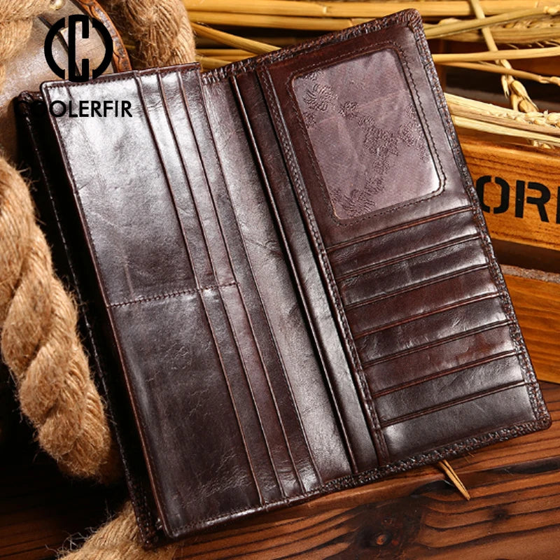 New Design Hot Short Two Fold Wallet For Men Long Luxury Genuine Leather Men's Wallets Cowskin Fashion Money Bag For Male PJ012