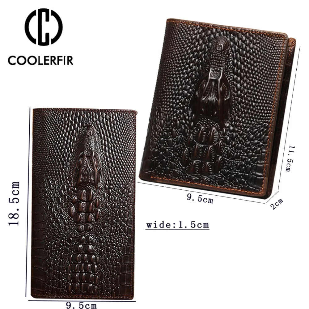 New Design Hot Short Two Fold Wallet For Men Long Luxury Genuine Leather Men's Wallets Cowskin Fashion Money Bag For Male PJ012