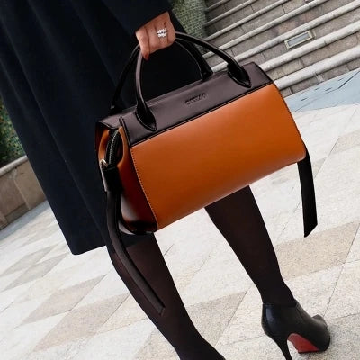 Brand  Leather Bag Women Messenger Crossbody Trapeze Bags Ladies handbags Big Capacity Pocket Luxury Female Tote Famous Brands