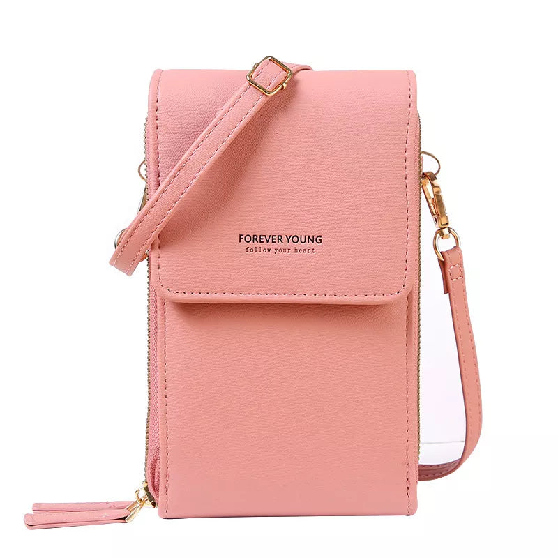 Handbags Women Bag Mobile Phone Bag Female Shoulder Bag Large Capacity Messenger Wallet Bag Multiple Intervals Card Bag