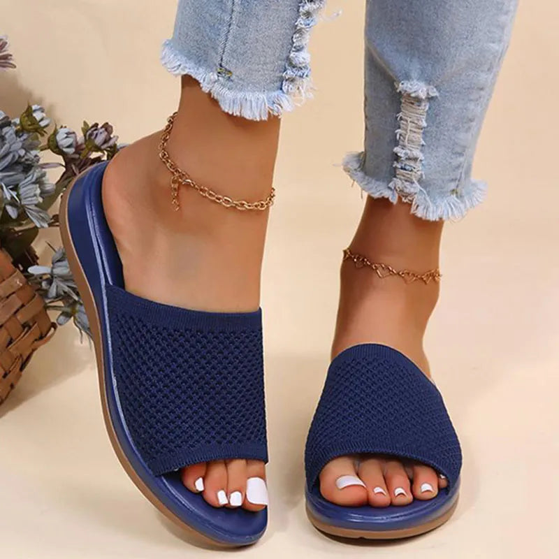 Slippers Women Summer Shoes Women's Flat Sandals Casual Indoor Outdoor Slipper Sandals For Beach