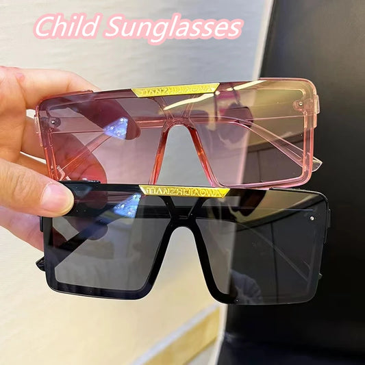 Fashion Brand Children Sunglasses Retro Square Kids Sun Glasses Anti-uv Baby Sun-shading Eyeglasses Girl Boy SunGlass UV400