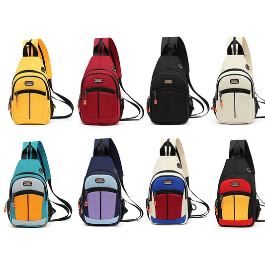 Shoulder Bag Man Casual Chest Bag Business Male Bag Multi-Functional Women Backpack Cycling Sports Rucksack Travel Pack