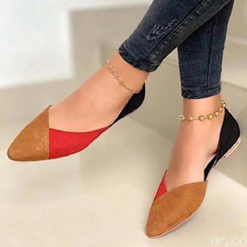 New Arrival Women Flats Beautiful and Fashion Summer Shoes Flat Ballerina Comfortable Casual Women Shoes Size 44