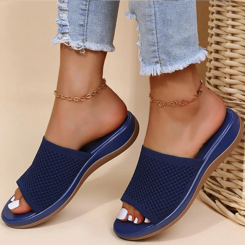 Slippers Women Summer Shoes Women's Flat Sandals Casual Indoor Outdoor Slipper Sandals For Beach