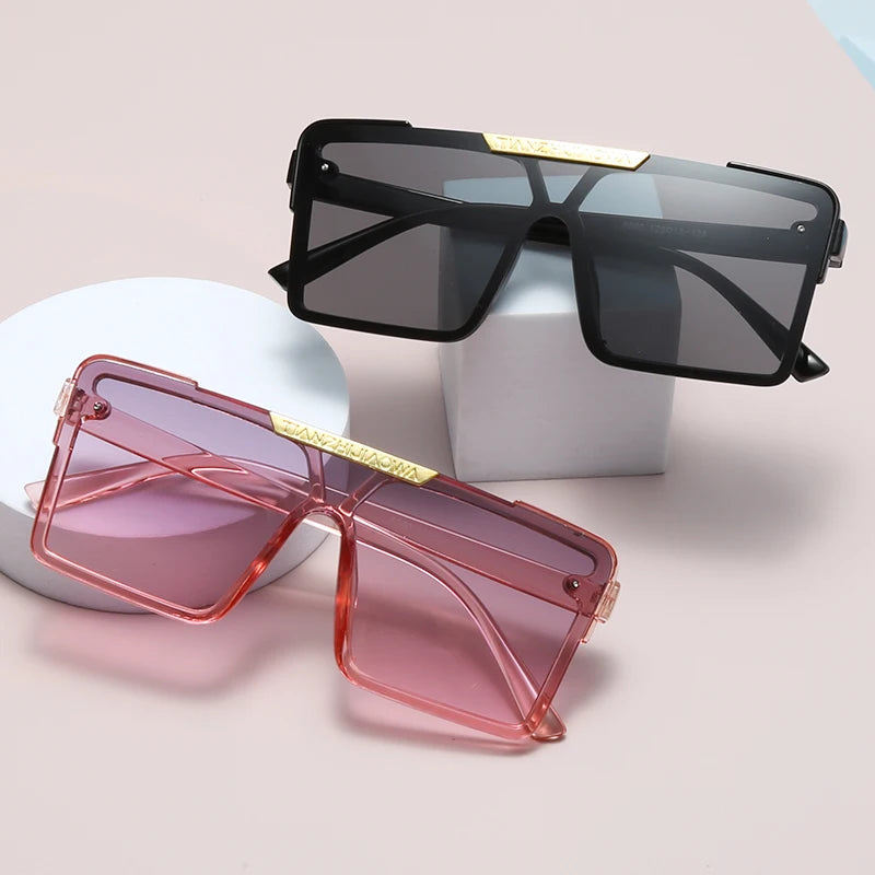 Fashion Brand Children Sunglasses Retro Square Kids Sun Glasses Anti-uv Baby Sun-shading Eyeglasses Girl Boy SunGlass UV400