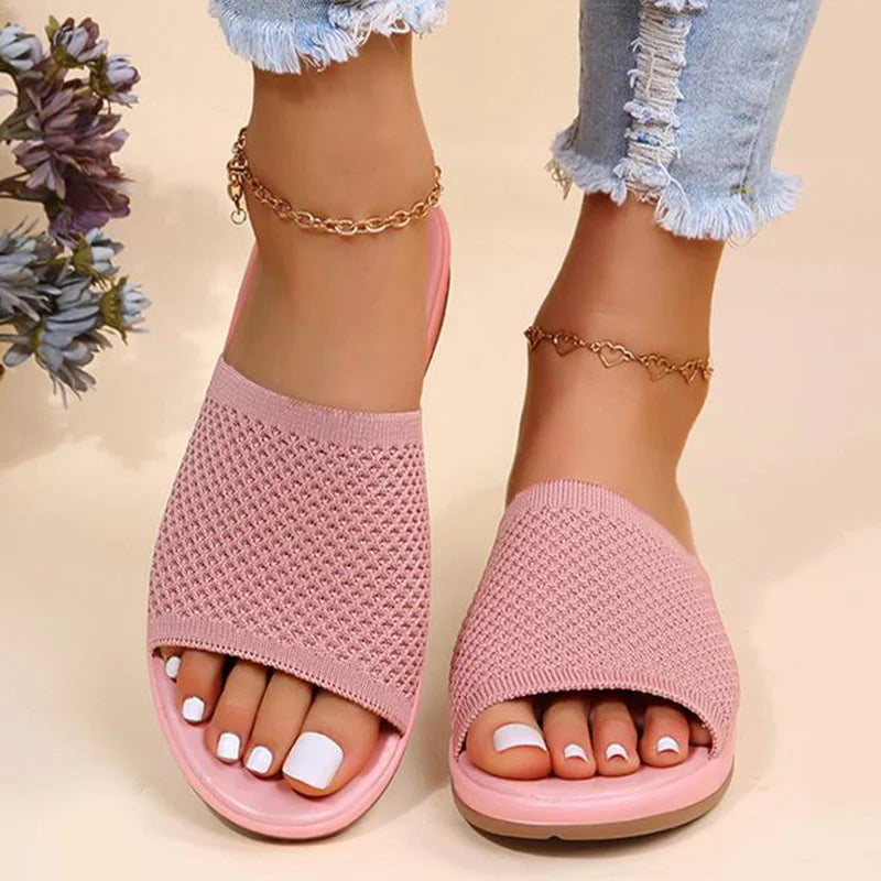 Slippers Women Summer Shoes Women's Flat Sandals Casual Indoor Outdoor Slipper Sandals For Beach