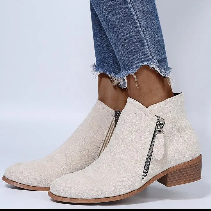 Women's Ankle Boots Autumn Square Heel Boots Platform Sexy Women's Khaki High Heels Shoes New Fashion Winter Fashion Boots