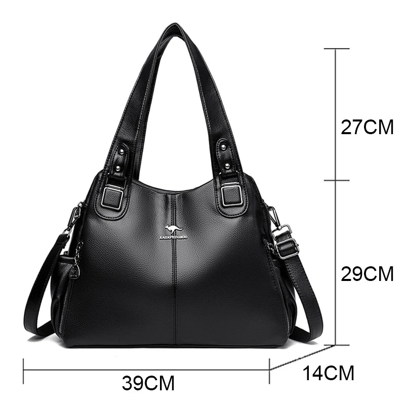 Luxury Handbags Women Bag Designer Crossbody Large Capacity Female Shoulder Bag Fashion Brand Soft Ladies Leather Messenger Bags