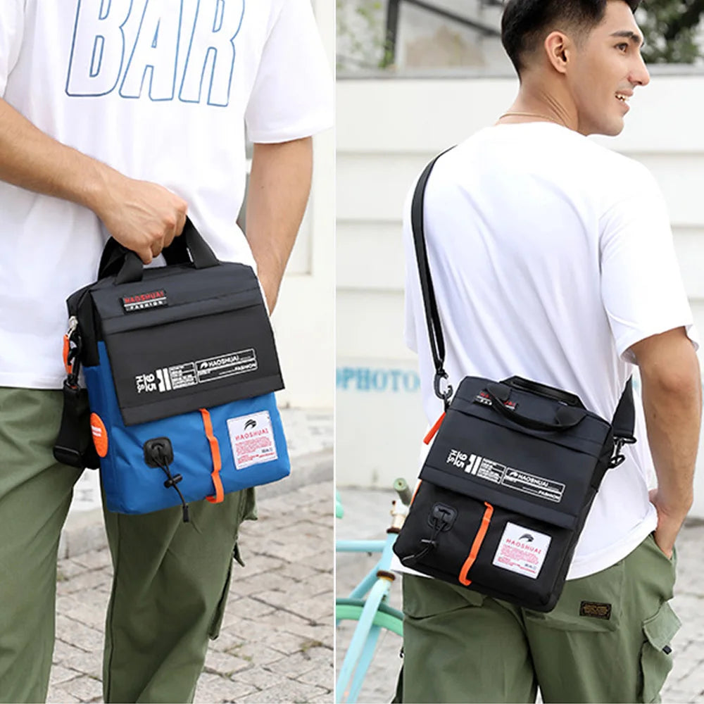 Men Cross Body Shoulder Top Handle Tote Bag Casual Military Fashion Outdoor Sports Nylon Male Sling Messenger Bag Handbag