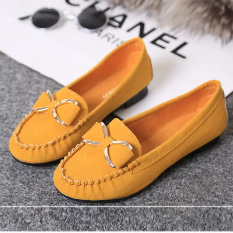 Fashion Casual Lofers Women's Flat Shoes Ladies Elegant Butterfly-Knot Comfortable Shoes Women Soft Classic Office Shoes