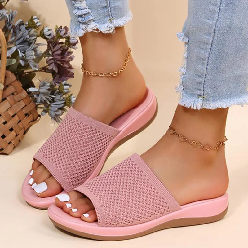 Slippers Women Summer Shoes Women's Flat Sandals Casual Indoor Outdoor Slipper Sandals For Beach