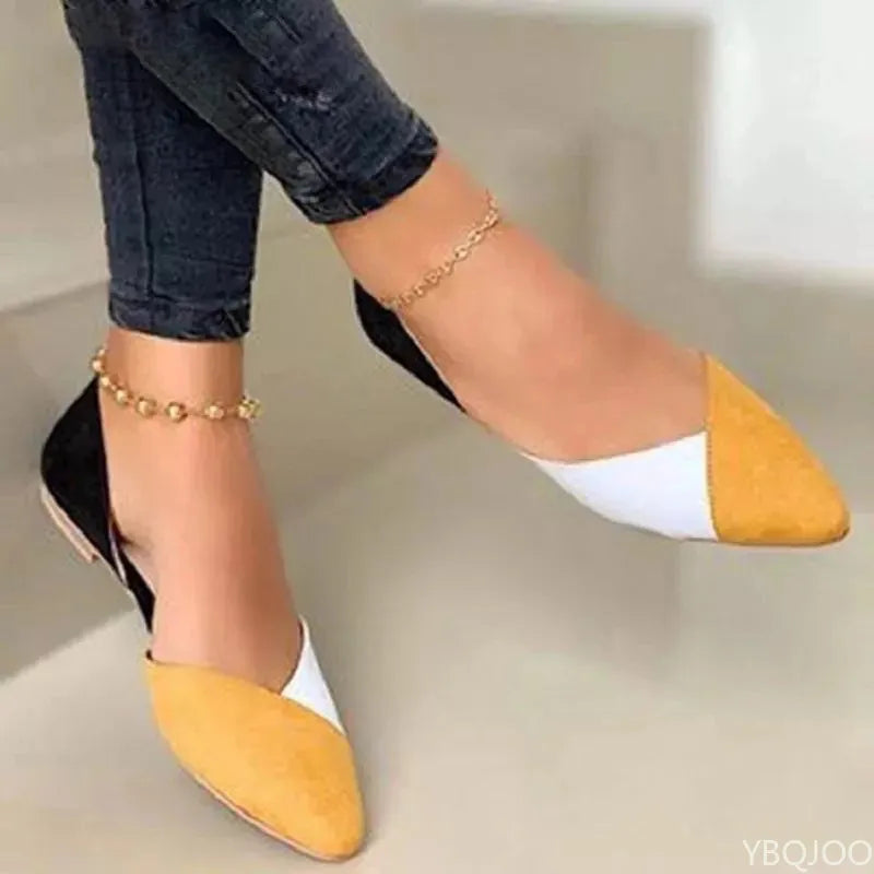 New Arrival Women Flats Beautiful and Fashion Summer Shoes Flat Ballerina Comfortable Casual Women Shoes Size 44